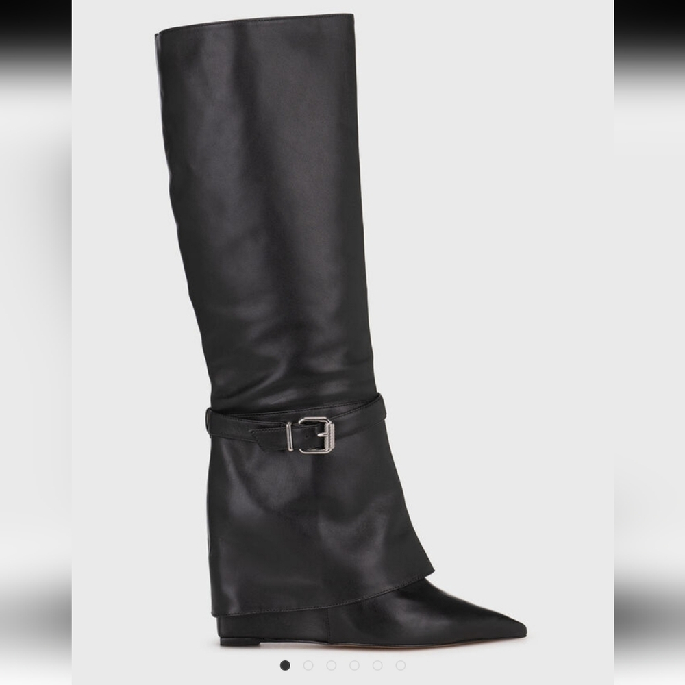 SCHUTZ Black Leather Boots - Picture 2 of 12